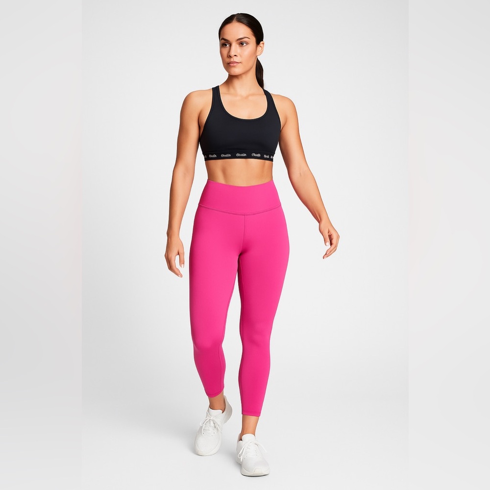GapFit High‎ Waisted 7/8 Leggings Pink Medium NWT